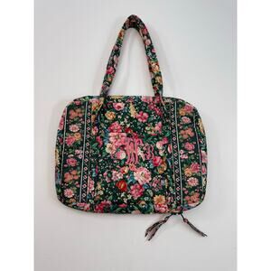 Vintage Vera Bradley Double Zip Portfolio in Springtime Spring 1993 Cottagecore